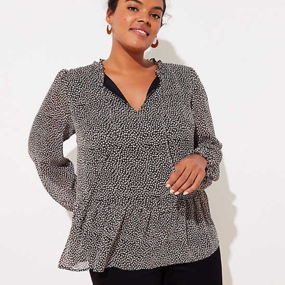 loft plus size tops